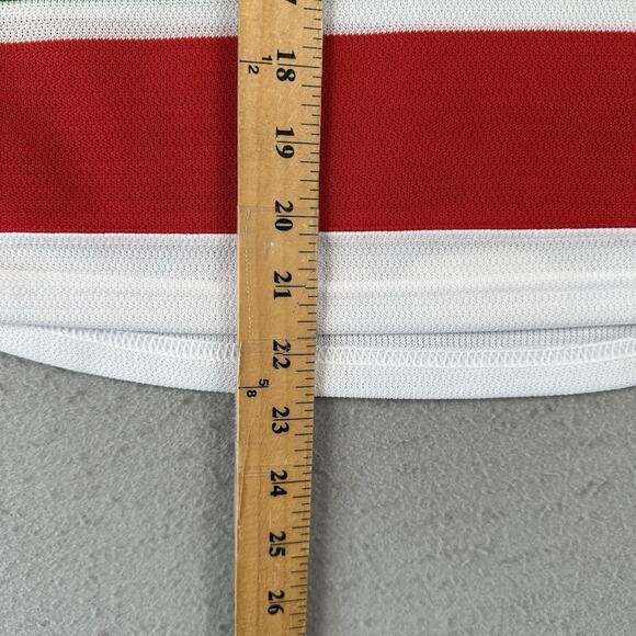 Utica Devils Jersey Youth Small White Red Stitch Logo AHL CCM - Picture 10 of 16